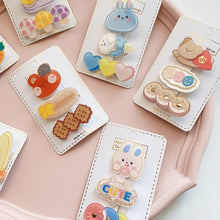 Load image into Gallery viewer, Cute Carrot Donut Cookies Cartoon Hair Clip Creative Rabbit Acetic Acid Hair Bangs Children Hair Clips Hair Accessories Headwear