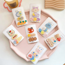Load image into Gallery viewer, Cute Carrot Donut Cookies Cartoon Hair Clip Creative Rabbit Acetic Acid Hair Bangs Children Hair Clips Hair Accessories Headwear