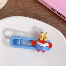 Load image into Gallery viewer, Ocean Cartoon Mini Hairpin Cute Bangs Hair Clips Girls Creative Sponge Starfish Octopus Children Hairpin Hair Accessories
