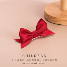 Load image into Gallery viewer, Solid Color Children's Bow Hairpin Cute 3D Candy Color Headwear Simple Fashion Baby Hair Clip Children Hair Accessories