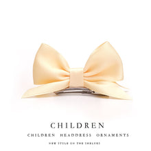 Load image into Gallery viewer, Solid Color Children's Bow Hairpin Cute 3D Candy Color Headwear Simple Fashion Baby Hair Clip Children Hair Accessories