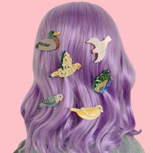 Load image into Gallery viewer, Pigeons Ducks Cute Creative Acetic Acid Hair Clip Animal Bird Hair Clips Children's Bangs Hair Clips Hairpin Hair Accessories