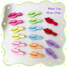Load image into Gallery viewer, Mini Lip Hair Clip Cute Hair Clip Children's Bangs Hair Clip Multi Color Lip Lipstick Hair Clip Creative Women Headwear Accessories