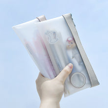 Load image into Gallery viewer, 1Pc Simple Transparent Pencil Case Organizer Pencil Case Pen Bag for Girls Students Cute School Supplies Stationery
