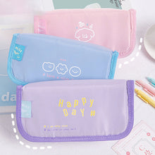 Load image into Gallery viewer, 1Pc Double Layer Muffin Flip Bag Large-capacity Pencil Bag Holder Girl Stationery Desk Organizer School Office Supplies Storage Bag