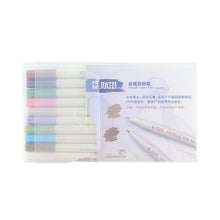 Load image into Gallery viewer, 1Pcs Metal Color Metallic Brush Marker Pen for Drawing Lettering Calligraphy Paint Home DIY Card Diary Art School