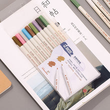 Load image into Gallery viewer, 1Pcs Metal Color Metallic Brush Marker Pen for Drawing Lettering Calligraphy Paint Home DIY Card Diary Art School