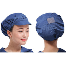 Load image into Gallery viewer, 1Pc Anti-Static Safety Cleanroom Hats Dustproof ESD Mens Clean Room Protective Electronics Factory Work Cap