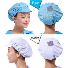 Load image into Gallery viewer, 1Pc Anti-Static Safety Cleanroom Hats Dustproof ESD Mens Clean Room Protective Electronics Factory Work Cap