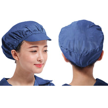 Load image into Gallery viewer, 1Pc Anti-Static Safety Cleanroom Hats Dustproof ESD Mens Clean Room Protective Electronics Factory Work Cap