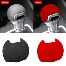 Load image into Gallery viewer, Car Suede Shift Handle Ball Gear Head Shift Knob Cover Stickers for Audi A3 2014+ Q2 2018+ S3 TT Car Accessories