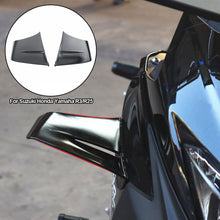 Load image into Gallery viewer, Pair Universal Motorcycle Winglet Aerodynamic Spoiler Wing Kit With Adhesive Motorcycle Decoration Sticker For Suzuki Honda Yamaha R3/R25