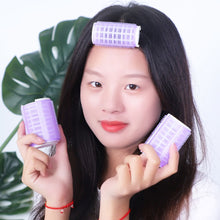 Load image into Gallery viewer, Plastic Hair Rollers Self Adhesive Manual Hair Curler Hair Rollers Long-lasting Fluffy Styling Hair Styling Tool for Women