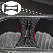 Load image into Gallery viewer, Car Carbon Fiber Interior Water Cup Holder Decor Covers Trim For Mercedes Benz B A GLA CLA Class W176 X156 C117 2014 - 2017