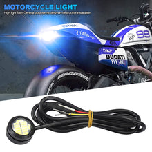 Load image into Gallery viewer, 1PC Motorcycle LED Strobe Lights Flash Warning Brake Light Lamp Motor Strobe Spotlight Fish Eye Lamp
