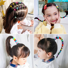 Load image into Gallery viewer, 50pcs/set Children Hair Rope Soft Cute Multicolored Highly Elastic Rubber Band Hair Band Hair Accessories