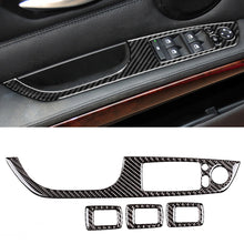 Load image into Gallery viewer, 4Pcs Car Window Switch Lift Panel Button Frame Cover Trim Decorative Stickers Interior Accessories For BMW E90 E92 320i 325i 3 Series 2005-2012