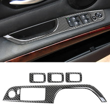 Load image into Gallery viewer, 4Pcs Car Window Switch Lift Panel Button Frame Cover Trim Decorative Stickers Interior Accessories For BMW E90 E92 320i 325i 3 Series 2005-2012