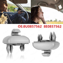 Load image into Gallery viewer, 1Pc Car Interior Sun Visor Clip Holder Hook Bracket Hanger For Audi A1 A3 A4 A5 Q3 Q5 S3 S4 S5 TT Allroad 8U0857562A Accessories
