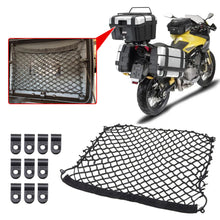 Load image into Gallery viewer, Motorcycle Organizer Luggage Storage Cargo Nets Moto Net Mesh with Hooks For BMW GS R1200GS R1250GS F700GS F850GS F750GS F650GS Top Case