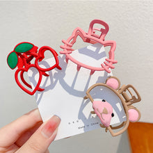 Load image into Gallery viewer, Children Cartoon Hairpin Alloy Cute Sweet Hair Clip Hair Claw Clip Versatile Headwear Hair Accessory