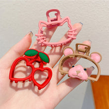 Load image into Gallery viewer, Children Cartoon Hairpin Alloy Cute Sweet Hair Clip Hair Claw Clip Versatile Headwear Hair Accessory