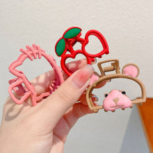 Load image into Gallery viewer, Children Cartoon Hairpin Alloy Cute Sweet Hair Clip Hair Claw Clip Versatile Headwear Hair Accessory