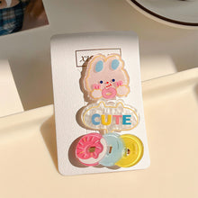 Load image into Gallery viewer, 3pcs/set Cute Cartoon Hair Clips Sweet Side Hairpin Bangs Hair Clips Headwear Hair Accessories for Children
