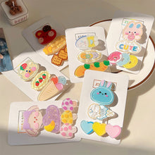 Load image into Gallery viewer, 3pcs/set Cute Cartoon Hair Clips Sweet Side Hairpin Bangs Hair Clips Headwear Hair Accessories for Children