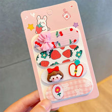 Load image into Gallery viewer, Children Broken Hair Magic Tape Hair Band Bangs Broken Hair Arranging Hair Hoop Hairband Cute Cartoon Headwear