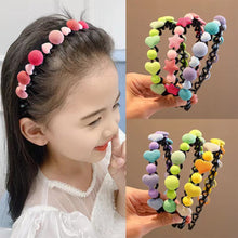 Load image into Gallery viewer, Candy Colored Children Hair Band Cute Sweet Hair Hoop Broken Hair Headband Versatile Headwear Hair Ornaments