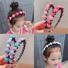 Load image into Gallery viewer, Candy Colored Children Hair Band Cute Sweet Hair Hoop Broken Hair Headband Versatile Headwear Hair Ornaments
