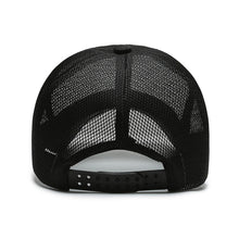 Load image into Gallery viewer, Men Cap Hollow Brim Breathable Mesh Cap Adjustable Comfortable Breathable Cap Outdoor Sunscreen Casual Cap