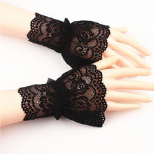 Load image into Gallery viewer, Lace Mesh Hollowed Out Crochet Gloves Comfortable Breathable Sunscreen Decorative Wrist Sleeves for Women