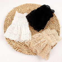 Load image into Gallery viewer, Lace Mesh Hollowed Out Crochet Gloves Comfortable Breathable Sunscreen Decorative Wrist Sleeves for Women