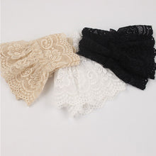 Load image into Gallery viewer, Lace Mesh Hollowed Out Crochet Gloves Comfortable Breathable Sunscreen Decorative Wrist Sleeves for Women