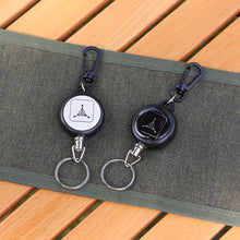 Load image into Gallery viewer, Outdoor Anti-Theft Anti-Loss Retractable Key Chain Wire Rope High Rebound Plastic Easy To Pull Badge Reel Outdoor Supplies