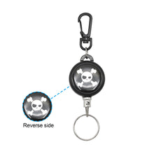 Load image into Gallery viewer, Outdoor Anti-Theft Anti-Loss Retractable Key Chain Wire Rope High Rebound Plastic Easy To Pull Badge Reel Outdoor Supplies