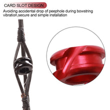 Load image into Gallery viewer, 1PC 1/4" 3/16" Aluminum Alloy High Precision Metal Peeping Hole Composite Bow Auxiliary Aiming Accessories Competitive Competition Archery Equipment