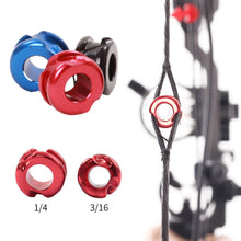 Load image into Gallery viewer, 1PC 1/4" 3/16" Aluminum Alloy High Precision Metal Peeping Hole Composite Bow Auxiliary Aiming Accessories Competitive Competition Archery Equipment