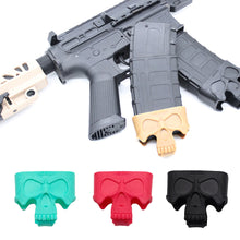 Load image into Gallery viewer, 5.56 7.62 Skull Tactical Triangle Cover M4 AK Decorative Quick Pull Rubber Case Toy Modification Accessories