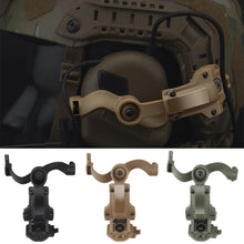Load image into Gallery viewer, Tactical Headphone Helmet Rail Connection Arm Set 360° Rotatable Foldable Headphone Mounting Accessories Fit OPS CoreARC and Team WendyM-LOK Rail