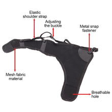 Load image into Gallery viewer, Archery Chest Guard Breathable Mesh Cloth Adjustable The Traditional Composite Recursive Bow Available Protection Chest And Shoulder Archery Guard