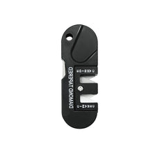 Load image into Gallery viewer, 4 In 1 Outdoor Portable Edc Knife Sharpener Multi-Functional Tungsten Steel Ceramic Fixed Angle Knife Sharpener Rod