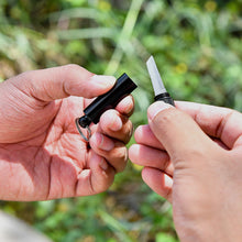 Load image into Gallery viewer, Outdoor Multi-Function Survival Whistle Up To 120 dB EDC Equipped Open Express Knife 2 In 1 Wild Emergency Survival Tool