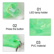 Load image into Gallery viewer, Mini Flashlight Turtle Lamp Outdoor Camping EDC Atmosphere Frog Light Portable LED Key light