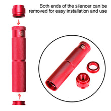 Load image into Gallery viewer, Jinming 9 Generation HK416 Sijun 14MM Inverse Thread 19MM Straight Insert 11/14/18CM Universal Interface KSC Metal Silencer Renxiang AK Front Tube Decorative Fire Cap Accessories