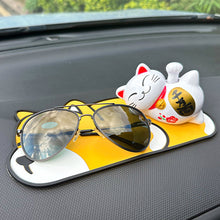 Load image into Gallery viewer, Cartoon Car Phone Key Card Anti-Skid Mat Dashboard Non-Slip Pad PVC Mat Heat-Resistant Dashboard Pad Holder Washable
