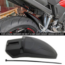 Load image into Gallery viewer, Motorcycle Rear Fender Mudguard Forward Extension Splash Guard Cover Accessories For Honda CBR500R CB 500 F X CBR 500R CB500F CB500X 2013-2023