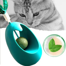 Load image into Gallery viewer, 1Pc Cat Tumbler Toy with Ball Feather Catnip Cat Interactive Feather Toys Pet Bumbler Funny Toy Kitten Toys